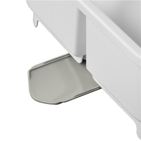 Sink Set, Space-efficient, Self-Draining with Retractable Spout, White - Picture 7 of 7